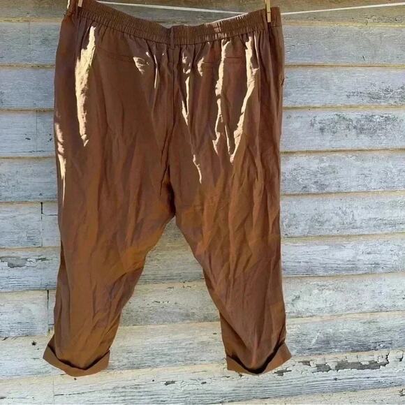 A new day womens dress pants tapered dark tan academia career  plus size26 - Picture 3 of 3